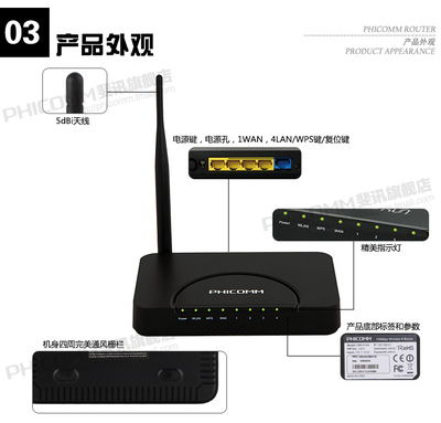 企業(yè)網(wǎng)絡(luò)中的卓越選擇 斐訊FWR614N 150兆無(wú)線高性能路由詳解